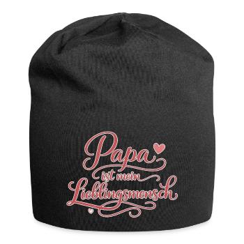 Dad Favorite Person Gift Love - Jersey Beanie - black - Front