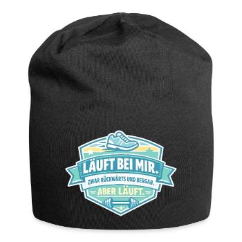 Runs backwards for me - Jersey Beanie - black - Front