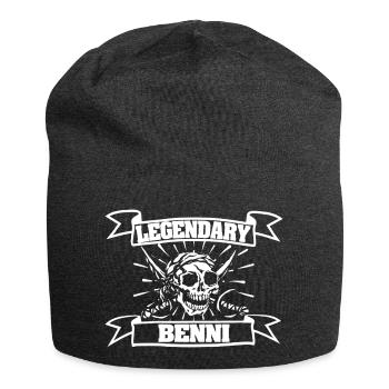 Fasching Benni - Jersey-Beanie - Anthrazit - Vorne