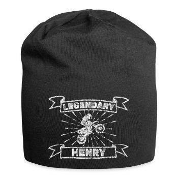 Biker Henry - Jersey-Beanie - Schwarz - Vorne
