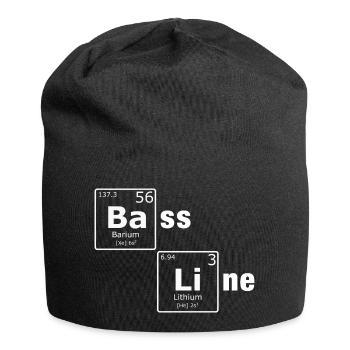 Bass Line PSE Periodic Table Elements Nerd - Jersey Beanie - black - Front