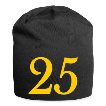 25. 25 YEARS. 25th ANNIVERSARY. 25 YEARS ANNIVERSARY. - Jersey Beanie - black - Front