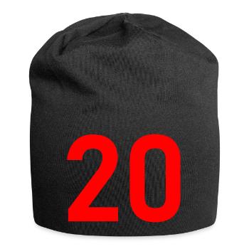 20. 20th ANNIVERSARY. 20 YEARS ANNIVERSARY. 20 YEARS. - Jersey Beanie - black - Front