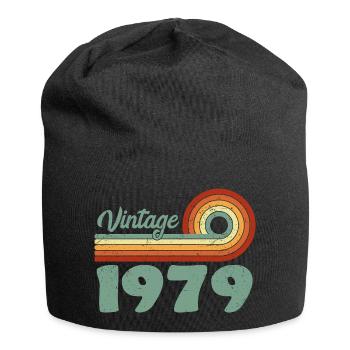 Vintage 1979 Retro Mountain Jubiläum 1979 - Jersey-Beanie - Schwarz - Vorne