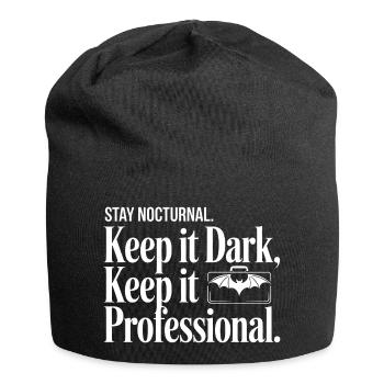 Nocturnal Professional Dark - Jersey Beanie - black - Front