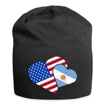 Argentina America Argentine American USA - Jersey Beanie - black - Front