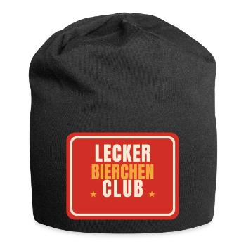 Lecker Bierchen Club Bier Team lustiger Spruch - Jersey-Beanie - Schwarz - Vorne