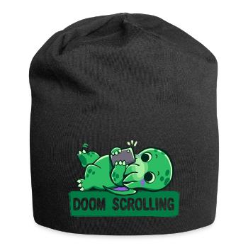 Défilement de Doom - Bonnet en jersey - noir - Devant
