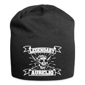 Fasching Aurelio - Jersey-Beanie - Schwarz - Vorne