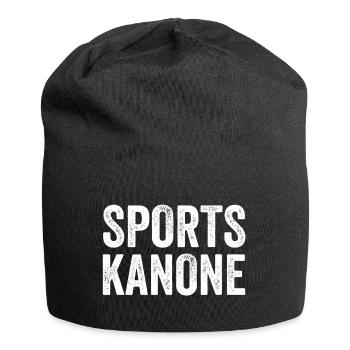 Sportskanone - Jersey-Beanie - Schwarz - Vorne