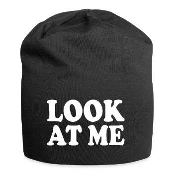 Look at me - Jersey Beanie - black - Front