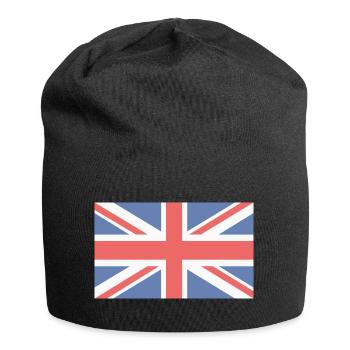 Union Jack UK Britain Flag - Jersey-Beanie - Schwarz - Vorne