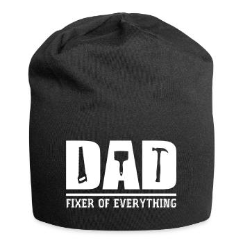 Dad - Fixer Of Everything Dad Gift - Bonnet en jersey - noir - Devant
