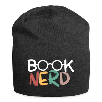 Book nerd - Jersey-Beanie - Anthrazit - Vorne