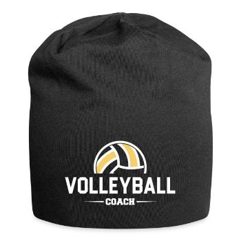 Cadeau coach Volleyball coach | Coach Volleyball - Bonnet en jersey - noir - Devant