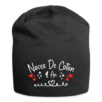noces de coton - Bonnet en jersey - noir - Devant