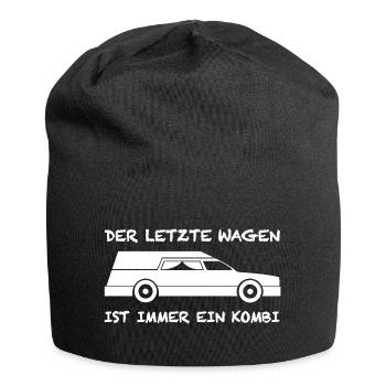 Der letzte Wagen ist immer ein Kombi | Sarkasmus - Jersey-Beanie - Schwarz - Vorne