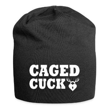 Cuckold caged cuck - Jersey-Beanie - Schwarz - Vorne