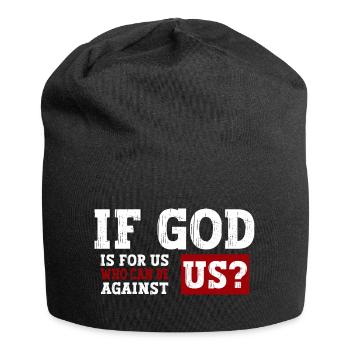 Jesus Christus - Christliches Shirt - Christliche - Jersey-Beanie - Schwarz - Vorne