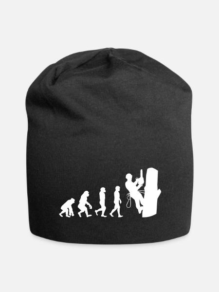 Arborist Tree Climber Climbing Trimmer Evolution - Jersey Beanie - black