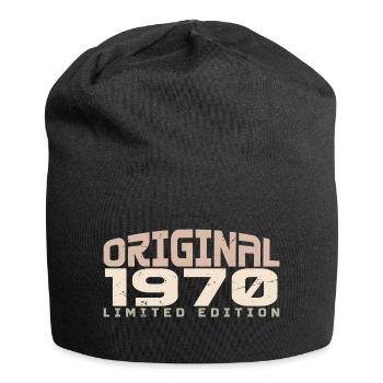 Vintage 1970s Limited Edition 1970 Birthday - Jersey Beanie - black - Front