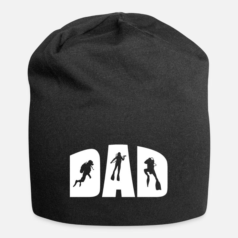 Tauchen Papa - Jersey-Beanie - Schwarz