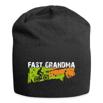 Fast granny on the bike - Jersey Beanie - black - Front