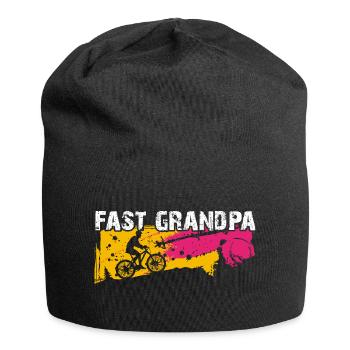 Grand-père rapide sur le vélo - Bonnet en jersey - noir - Devant
