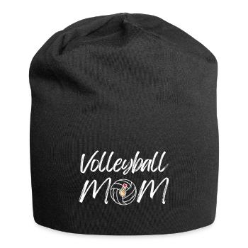 Volleyball Mom Game Day Volleyball Lover - Jersey-Beanie - Schwarz - Vorne