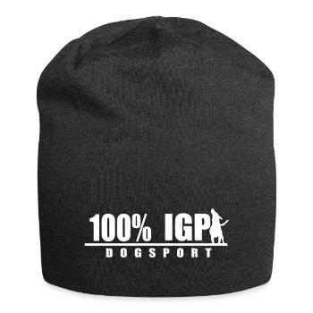 100 IGP White - Jersey-Beanie - Anthrazit - Vorne