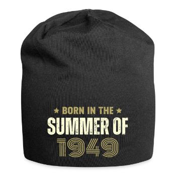 Jahrgang 1949 Jahrgang 1949 Geburtstagsgeschenk - Jersey-Beanie - Schwarz - Vorne