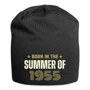 Jahrgang 1955 Jahrgang 1955 Geburtstagsgeschenk - Jersey-Beanie - Schwarz - Vorne