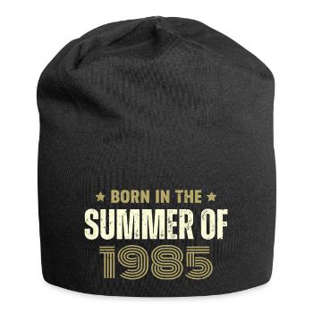 Jahrgang 1985 Jahrgang 1985 Geburtstagsgeschenk - Jersey-Beanie - Schwarz - Vorne