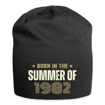 Jahrgang 1982 Jahrgang 1982 Geburtstagsgeschenk - Jersey-Beanie - Schwarz - Vorne