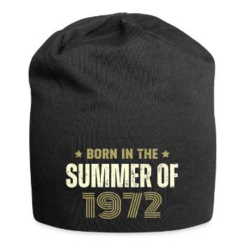 Jahrgang 1972 Jahrgang 1972 Geburtstagsgeschenk - Jersey-Beanie - Schwarz - Vorne