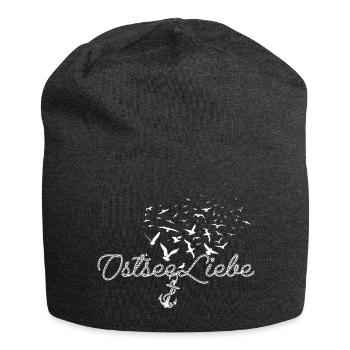 Mer Baltique Love Anchor & Möven - Bonnet en jersey - charbon - Devant