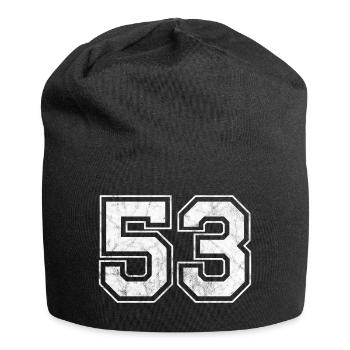 Number 53 - Jersey Beanie - black - Front