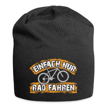 Ich will einfach nur Rad fahren auf meinem Bike - Jersey-Beanie - Schwarz - Vorne