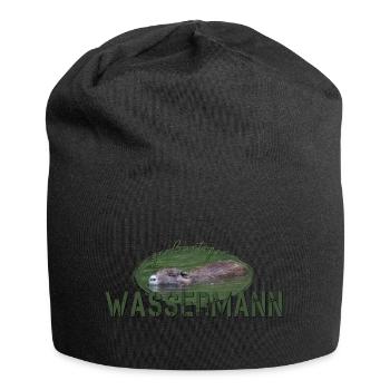 Wassermann Sternzeichen Wassermann - Jersey-Beanie - Schwarz - Vorne