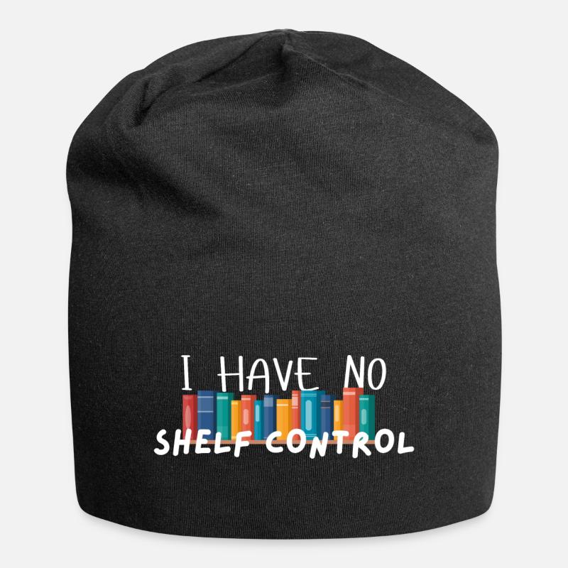 I Have No Shelf Control - Jersey-Beanie - Schwarz