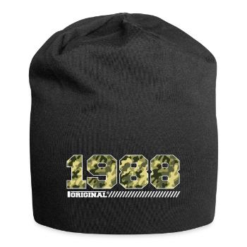 Cadeau d’anniversaire 1988 Vintage 1988 Armée - Bonnet en jersey - noir - Devant