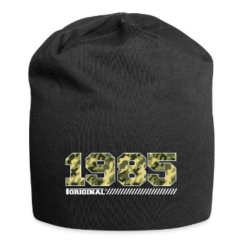 1985 Anniversary Gift Vintage 1985 Army - Jersey Beanie - black - Front