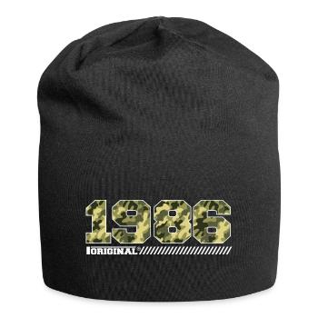 Cadeau d’anniversaire 1986 Vintage 1986 Army - Bonnet en jersey - noir - Devant