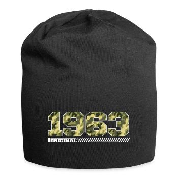 Cadeau d’anniversaire 1963 Vintage 1963 Army - Bonnet en jersey - noir - Devant