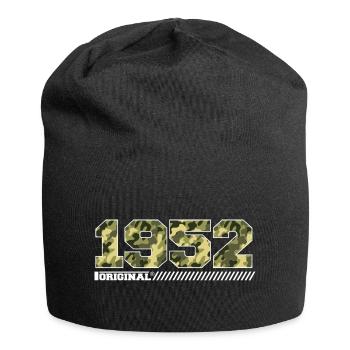 Cadeau d’anniversaire 1952 Vintage 1952 Armée - Bonnet en jersey - noir - Devant