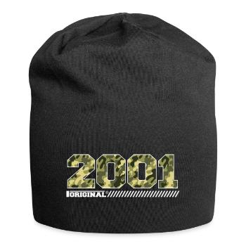 2001 Jubiläumsgeschenk Jahrgang 2001 Armee - Jersey-Beanie - Schwarz - Vorne