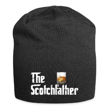 The Scotchfather - Scotch Liebhaber - Geschenk - Jersey-Beanie - Anthrazit - Vorne