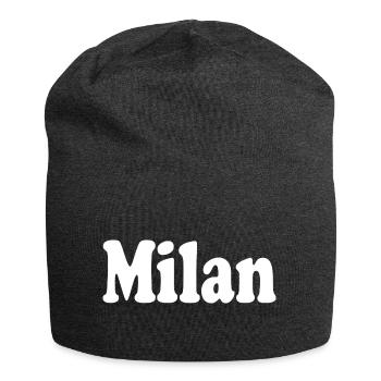 Milan Milan Milano - Jersey Beanie - charcoal grey - Front