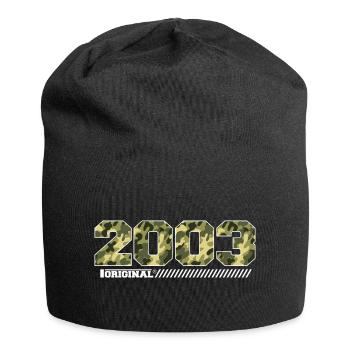 2003 Cadeau Anniversaire Vintage 2003 Armée - Bonnet en jersey - noir - Devant