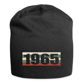 1965 Jahrgang 1965 Geschenk 1965 Geburtstag 1965 - Jersey-Beanie - Schwarz - Vorne